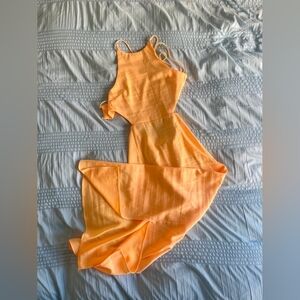 Zara Vibrant Orange Dress